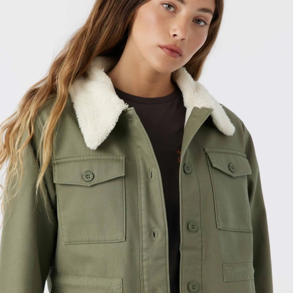 Hang Ten NEW Jan Utility Jacket GREEN - Picture 5 of 15